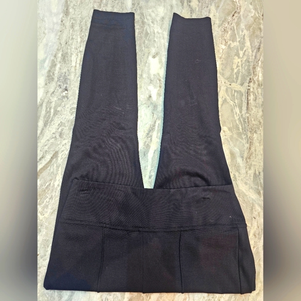 Nine West Women’s Medium Black Pull-On Stretch Dress Pants Career Slim Leg